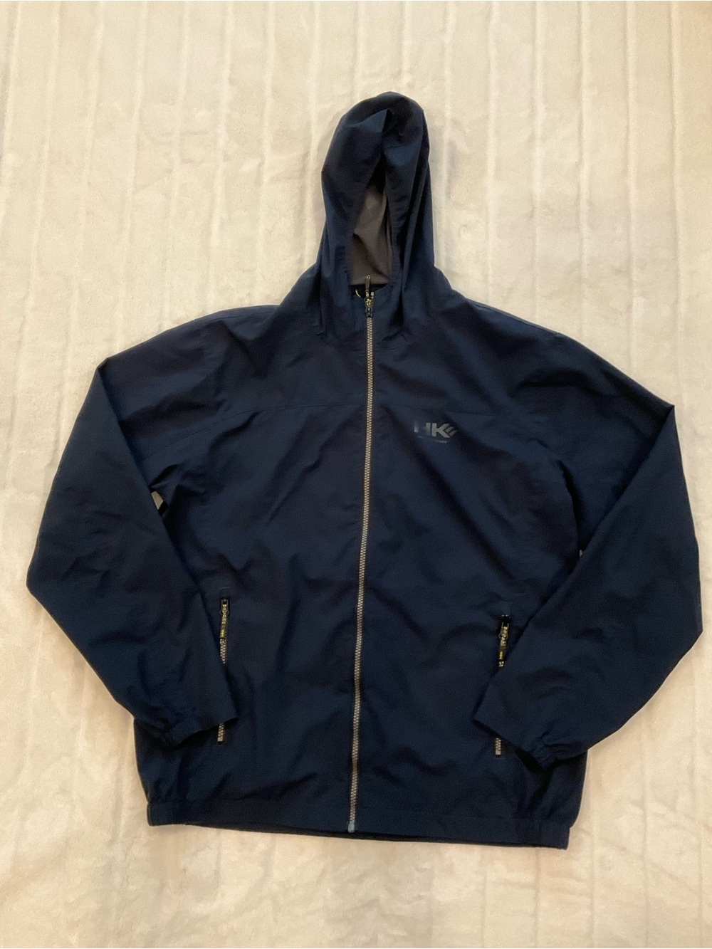 Hawke & Co Navy Hooded Windbreaker Jacket